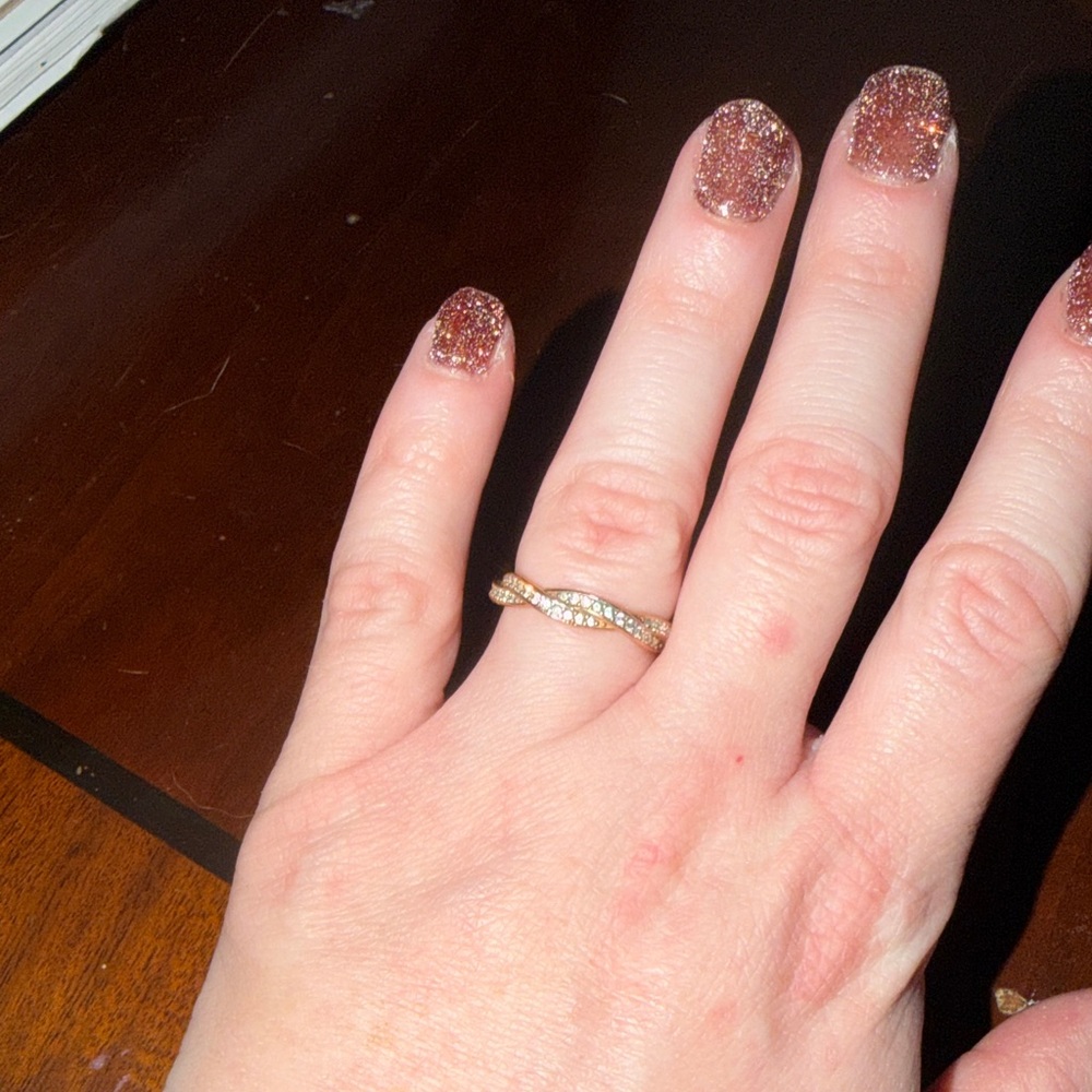 Pandora rose gold Twisted Ring